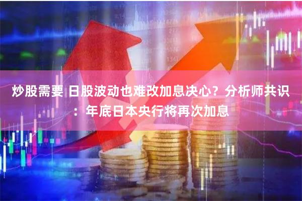 炒股需要 日股波动也难改加息决心？分析师共识：年底日本央行将再次加息