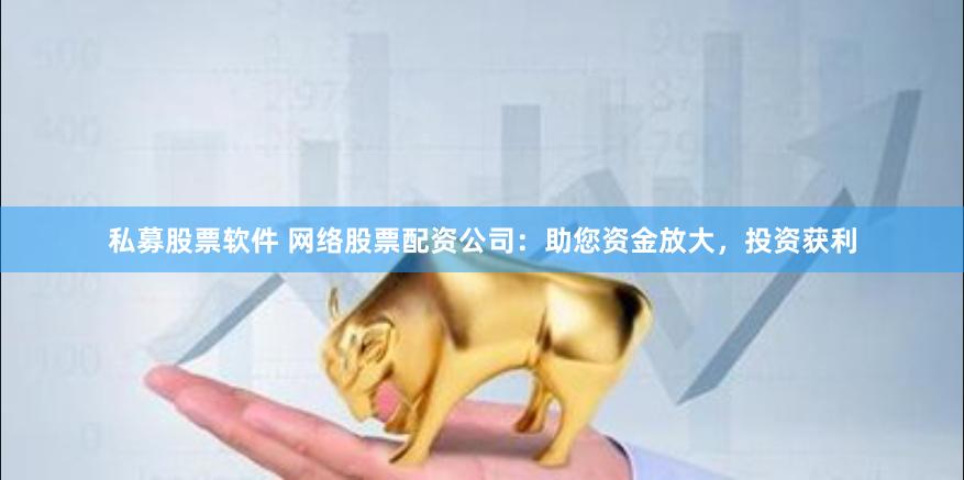 私募股票软件 网络股票配资公司：助您资金放大，投资获利